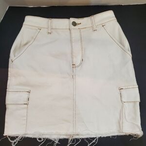 hollister-co-cargo-pockets-mini-skirts, size 0